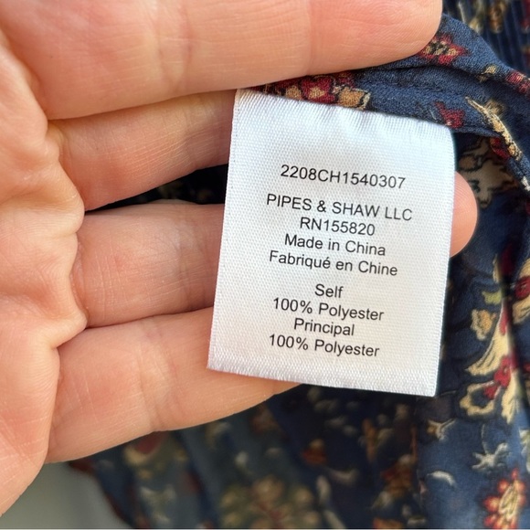 Veronica Beard Lewin Floral Blouse, size 0 - Picture 10 of 12